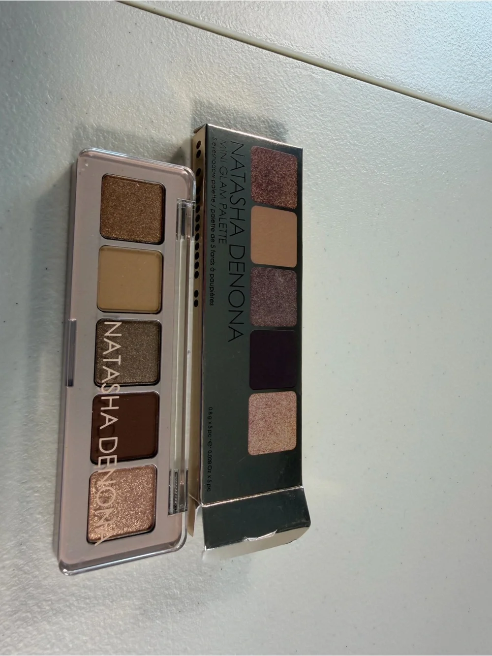 Natasha Denona Mini Glam Palette - Pink Champagne, Mauve & Deep Plum